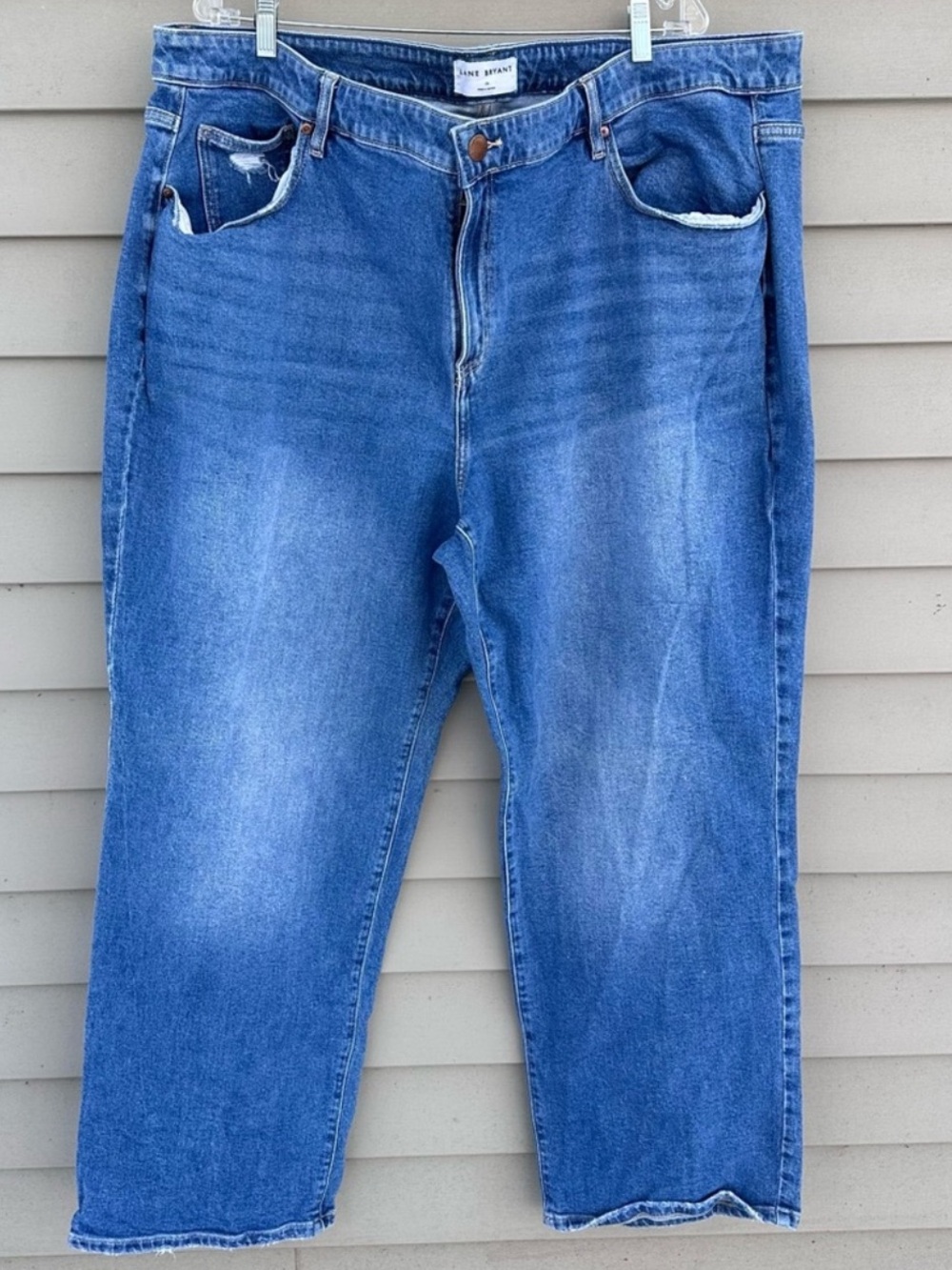 Lane Bryant jeans midrise relaxed straight size signature fit plus size 26